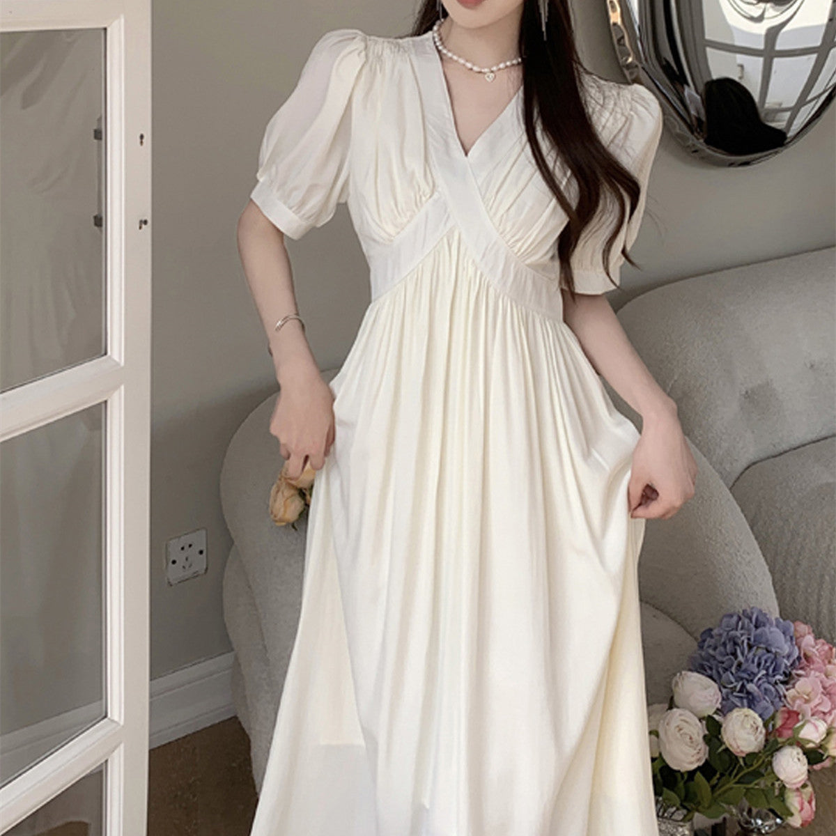 Women's Fashion Casual Temperament Thin Dresses